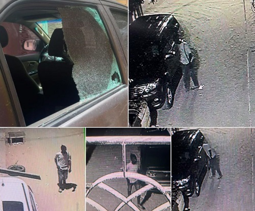 La voiture de Thierno Boucoum attaquée et vandalisée devant son domicile