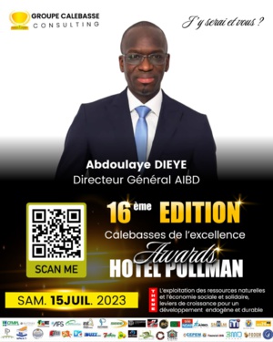 Abdoulaye Dièye désigné Calebasse d'excellence 2023 Abdoulaye Dièye désigné Calebasse d'excellence 2023
