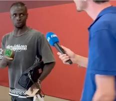 ( video) Sadio en Mode Gatsa Gatsa face à un journaliste Allemand