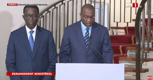 La composition du nouveau gouvernement