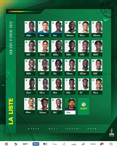 CAN 2023 : Aliou Cissé dévoile la liste des 27 joueurs