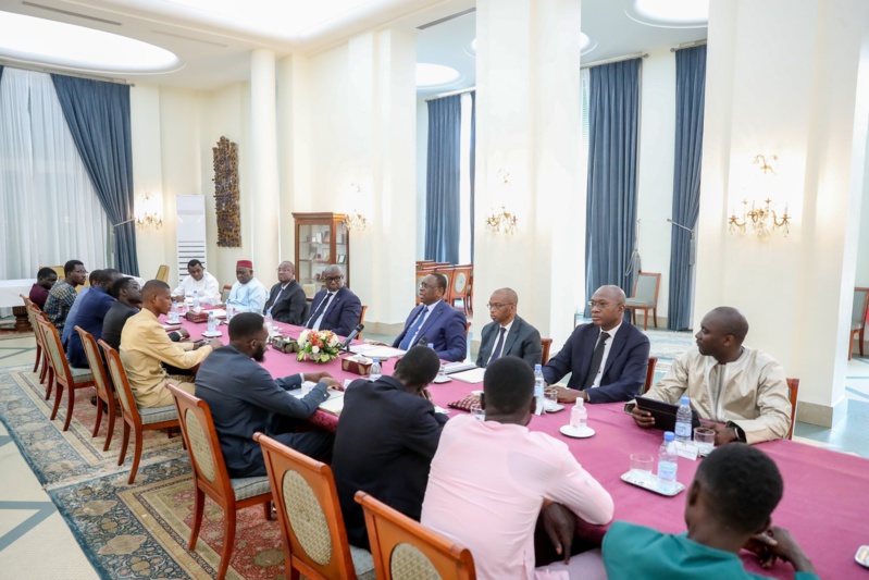 Audience : La coordination des étudiants de Saint-Louis reçue par Macky Sall