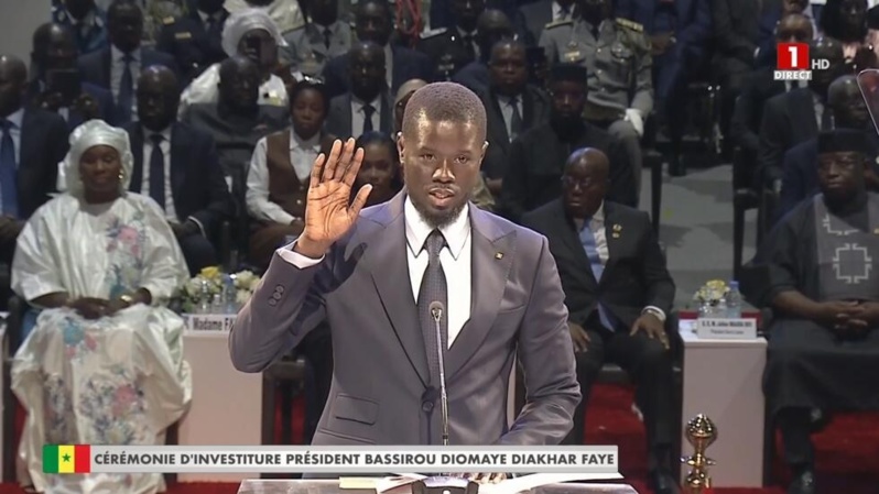 Prestation de serment: Bassirou Diomaye Diakhar Faye devient 5 e Président de la République du Sénégal Prestation de serment: Bassirou Diomaye Diakhar Faye devient 5 e Président de la République du Sénégal