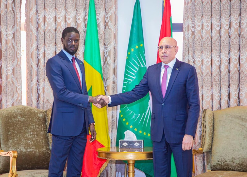Première visite à l'étranger du Président Diomaye à Nouakchott : Découvrez les images
