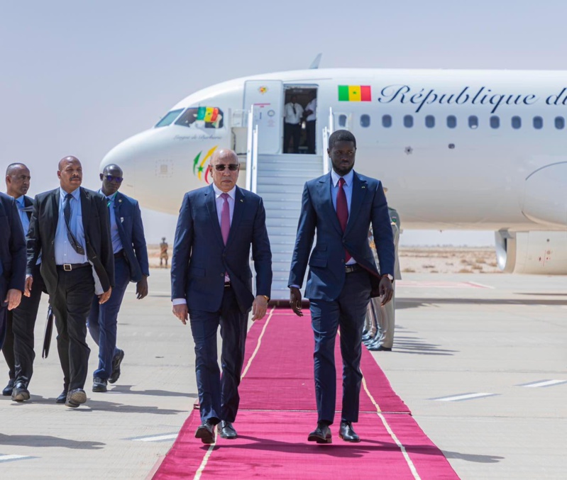 Première visite à l'étranger du Président Diomaye à Nouakchott : Découvrez les images