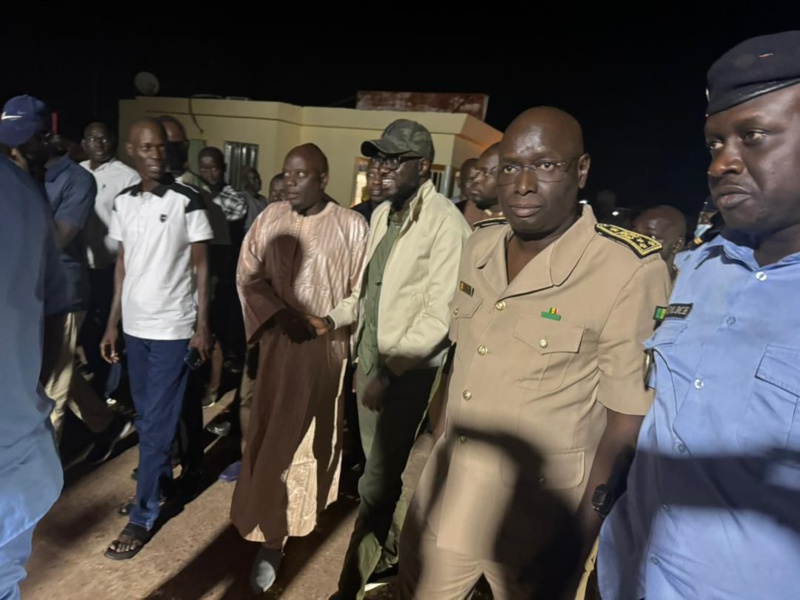Le ministre El Malick Ndiaye visite les victimes de l'accident à Koungheul (Photos)