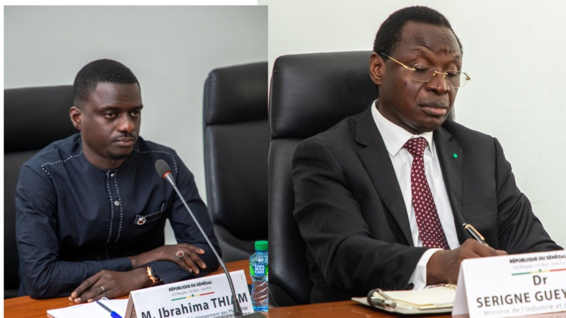 Promouvoir la Souveraineté Alimentaire et la Baisse des Prix : Serigne Gueye Diop et Ibrahima Thiam présentent leurs Plans aux Acteurs Économiques Promouvoir la Souveraineté Alimentaire et la Baisse des Prix : Serigne Gueye Diop et Ibrahima Thiam présentent leurs Plans aux Acteurs Économiques