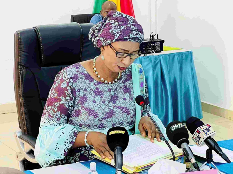 Madina Sissokho Dembélé, ministre des Transports et des Infrastructures 