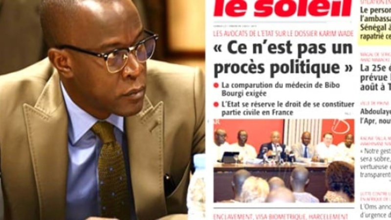 Changement de direction au journal national « Le Soleil » : Lamine Niang succède à Yakham Mbaye