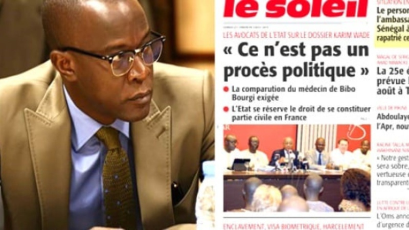 Changement de direction au journal national « Le Soleil » : Lamine Niang succède à Yakham Mbaye Changement de direction au journal national « Le Soleil » : Lamine Niang succède à Yakham Mbaye