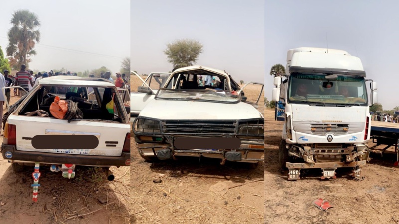 Tragédie à Birkelane : Un bébé de 8 mois décède dans un accident, 9 blessés dont 4 graves Tragédie à Birkelane : Un bébé de 8 mois décède dans un accident, 9 blessés dont 4 graves