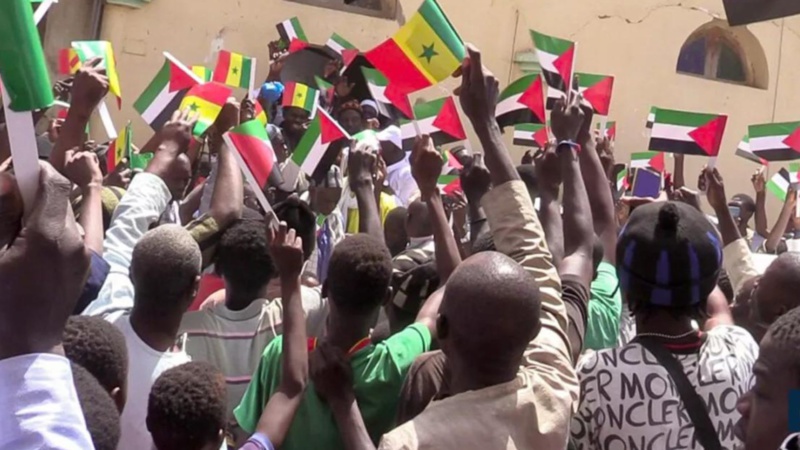 Rassemblement de soutien au peuple palestinien à Thiès Rassemblement de soutien au peuple palestinien à Thiès
