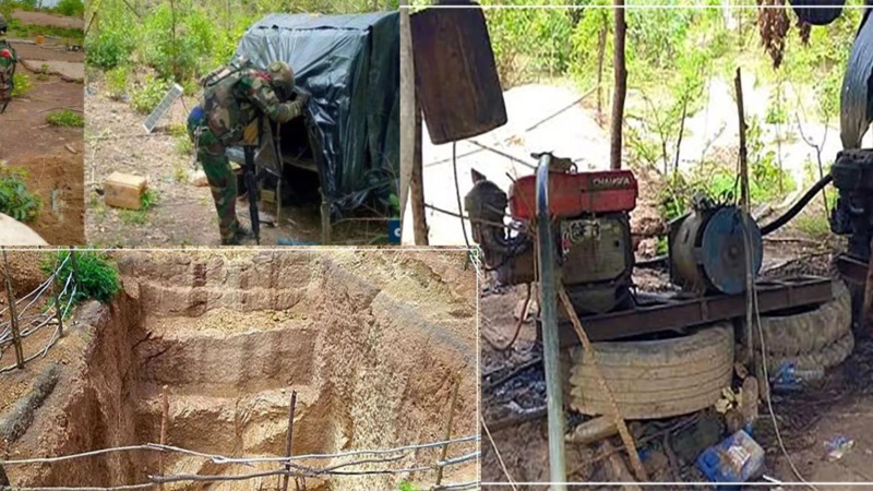 Site clandestin d'orpaillage démantelé à Kédougou : 23 personnes en détention Site clandestin d'orpaillage démantelé à Kédougou : 23 personnes en détention