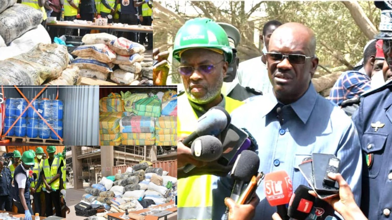 Incinération de drogue d’une valeur de plusieurs centaines de milliards CFA à Rufisque Incinération de drogue d’une valeur de plusieurs centaines de milliards CFA à Rufisque