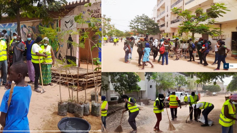 Plantation de plus de 100 arbres à l’unité 4 des Parcelles assainies de Golf Sud Plantation de plus de 100 arbres à l’unité 4 des Parcelles assainies de Golf Sud