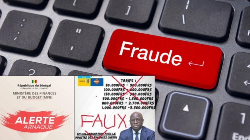 Tentative de fraude : Alerte du Ministère des Finances et du Budget Tentative de fraude : Alerte du Ministère des Finances et du Budget