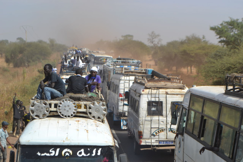 Affluence massive à Touba : Enjeux de mobilité et risques à l’approche du Grand Magal Affluence massive à Touba : Enjeux de mobilité et risques à l’approche du Grand Magal