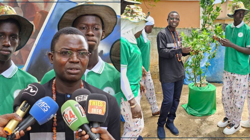 Vingt jeunes diplômés en techniques de jardinage à Thiès Vingt jeunes diplômés en techniques de jardinage à Thiès