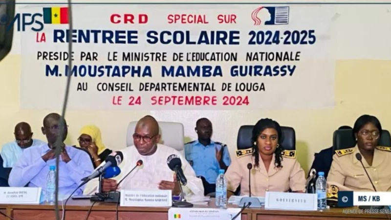 Rentrée scolaire 2024-2025 : le ministre de l’Éducation annonce des mesures pour pallier le déficit d’enseignants à Louga Rentrée scolaire 2024-2025 : le ministre de l’Éducation annonce des mesures pour pallier le déficit d’enseignants à Louga