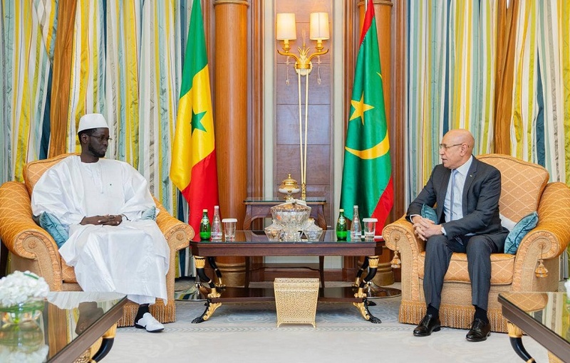 Bassirou Diomaye Faye et Mohamed Ould Cheikh El Ghazouani renforcent la coopération entre le Sénégal et la Mauritanie Bassirou Diomaye Faye et Mohamed Ould Cheikh El Ghazouani renforcent la coopération entre le Sénégal et la Mauritanie