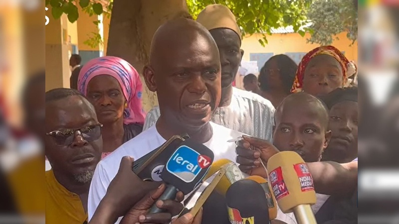 Mansour Faye Salue le Climat de Sérénité Lors de son Vote à Saint-Louis Mansour Faye Salue le Climat de Sérénité Lors de son Vote à Saint-Louis