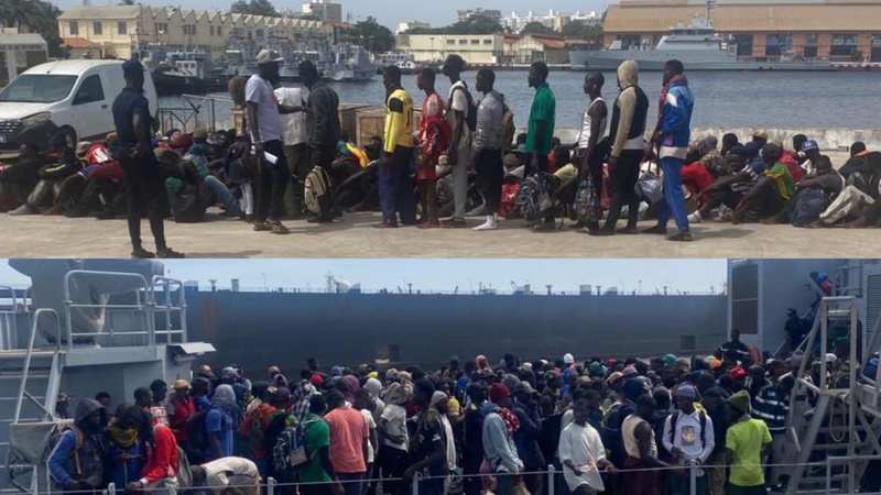 La Marine nationale intercepte une pirogue avec 119 migrants au large de Djiffère La Marine nationale intercepte une pirogue avec 119 migrants au large de Djiffère