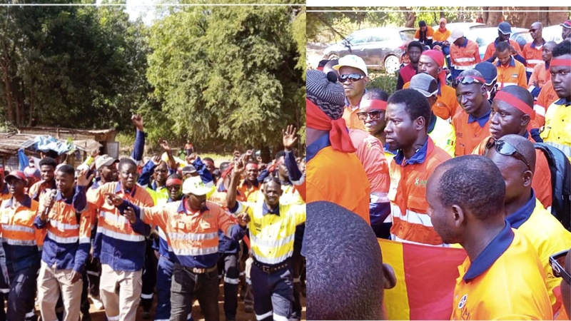 Grève à la mine d’or de Mako : les travailleurs réclament des indemnités de licenciement Grève à la mine d’or de Mako : les travailleurs réclament des indemnités de licenciement