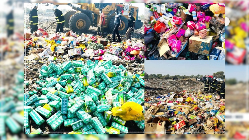 Plus de 4 Tonnes de Produits Impropres à la Consommation Incinérées à Diourbel Plus de 4 Tonnes de Produits Impropres à la Consommation Incinérées à Diourbel