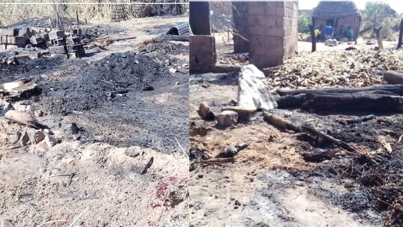 Incendie à Médina Ndiayène : Huit concessions et des vivres détruits Incendie à Médina Ndiayène : Huit concessions et des vivres détruits