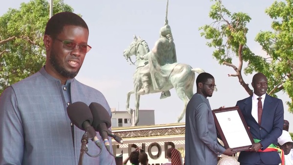 Monument Lat Dior : Le Président de la République Bassirou Diomaye Faye Magnifie l’Héritage du Résistant Monument Lat Dior : Le Président de la République Bassirou Diomaye Faye Magnifie l’Héritage du Résistant