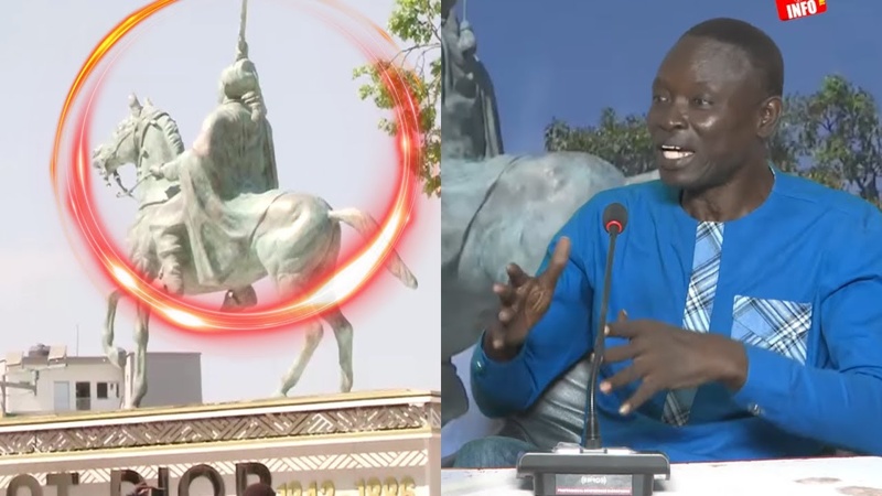 Dame Sall Fustige une Statue « Indigne » de Lat Dior Dame Sall Fustige une Statue « Indigne » de Lat Dior
