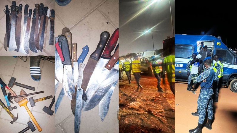 Opération de sécurisation nocturne : la Gendarmerie nationale frappe fort à Dakar Opération de sécurisation nocturne : la Gendarmerie nationale frappe fort à Dakar