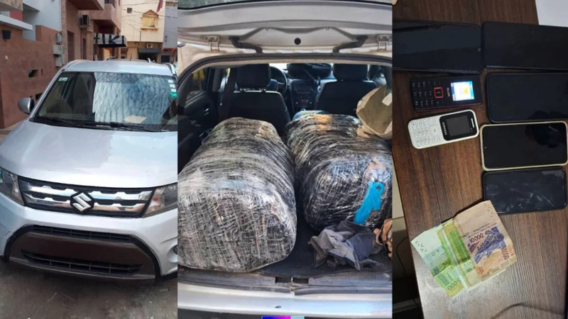 Almadies 2 et Keur Massar : 5 individus arrêtés par l'OCRTIS avec 82,5 kg de drogue