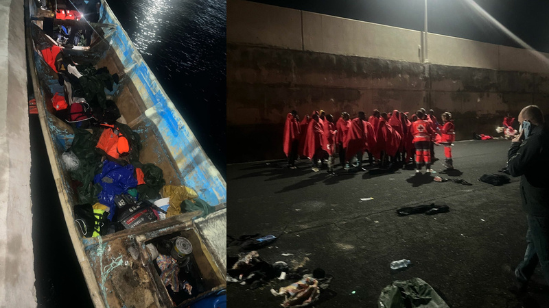 Arrivée de trois nouvelles pirogues aux Îles Canaries Arrivée de trois nouvelles pirogues aux Îles Canaries