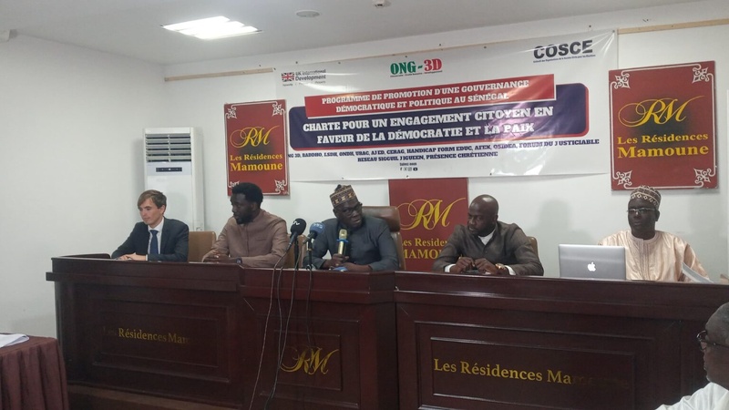 Sénégal : Le COSCE et le Royaume-Uni élaborent une charte pour renforcer la paix Sénégal : Le COSCE et le Royaume-Uni élaborent une charte pour renforcer la paix