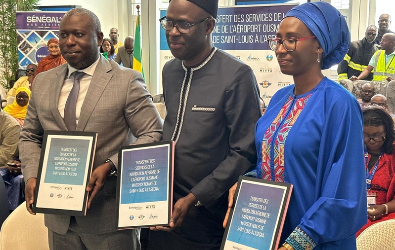 Transfert des services de navigation aérienne à l’ASECNA : l’Aéroport Ousmane Masseck Ndiaye de Saint-Louis franchit une étape importante dans son développement Transfert des services de navigation aérienne à l’ASECNA : l’Aéroport Ousmane Masseck Ndiaye de Saint-Louis franchit une étape importante dans son développement