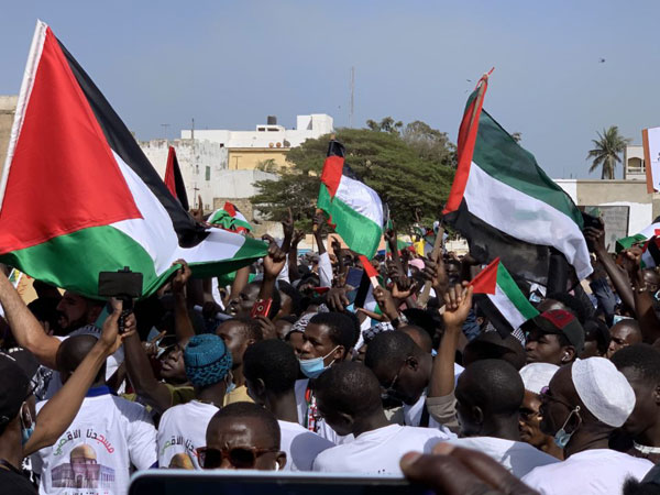 La Coalition Sénégalaise pour la Cause Palestinienne Condamne les Bombardements à Gaza et Appelle à la Mobilisation
