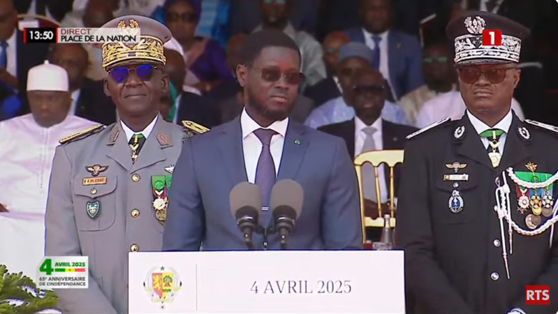 65 Ans d’Indépendance : Diomaye Faye réaffirme son soutien Technologique et Industriel aux Armées