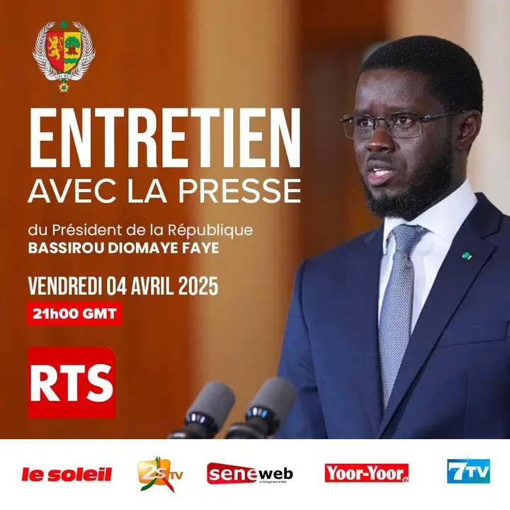 Palais de la République : Bassirou Diomaye Faye face aux journalistes ce 4 avril