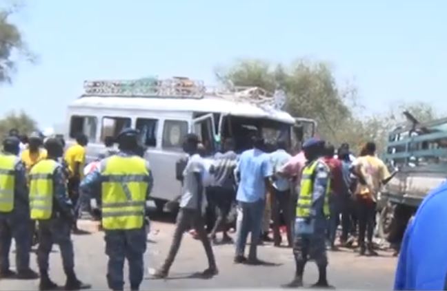 Mbacké : choc violent entre un Ndiaga Ndiaye et un camion-citerne
