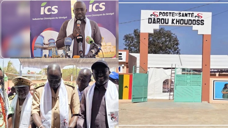 Inauguration d’un poste de santé à Darou Khoudoss : les ICS saluent un projet 100% local