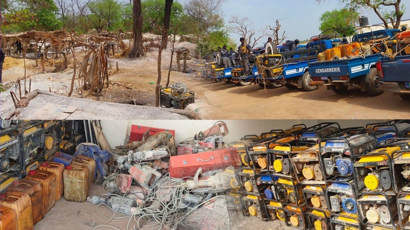 Kédougou : L’opération Fanganta 3 frappe fort contre l’orpaillage clandestin et l’insécurité