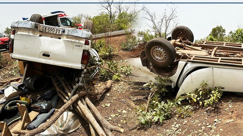 Accident près de Gouloumbou : un mort et six blessés graves sur la route du Daaka de Médina Gounass
