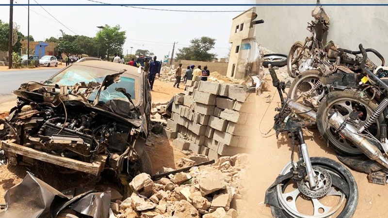 Accident tragique à Warang : trois morts et cinq blessés après un dépassement dangereux Accident tragique à Warang : trois morts et cinq blessés après un dépassement dangereux