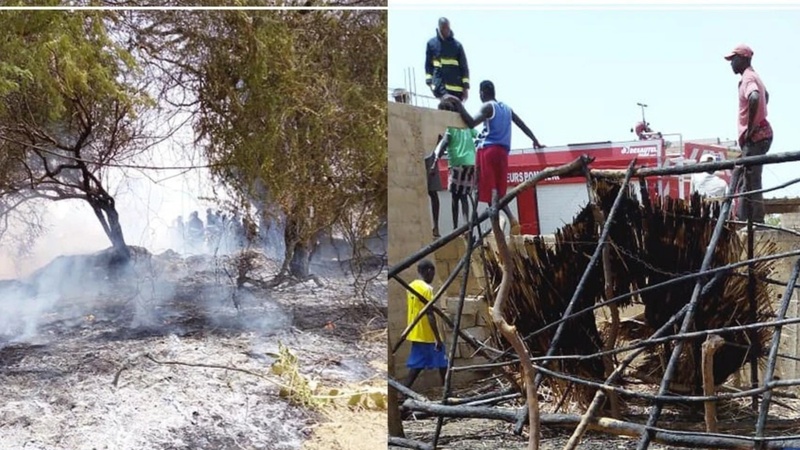 Incendie volontaire à Temeye : une case détruite et des coupures d’électricité provoquées