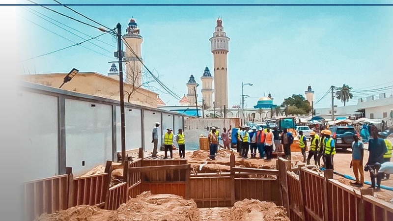 Touba : l’ONAS confiant sur l’achèvement des travaux d’assainissement avant l’hivernage