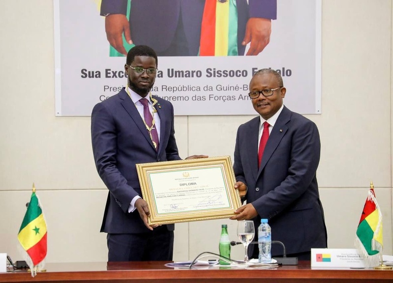 Diomaye Faye honoré en Guinée-Bissau: un renforcement des liens historiques entre deux nations sœurs