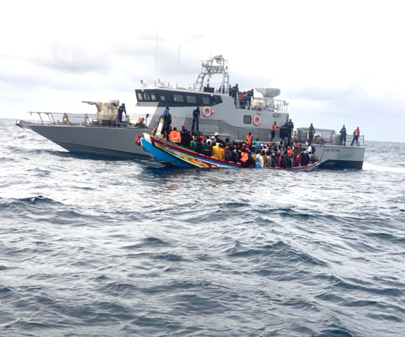 Sénégal : 5192 migrants interceptés en 2024 par les forces de sécurité