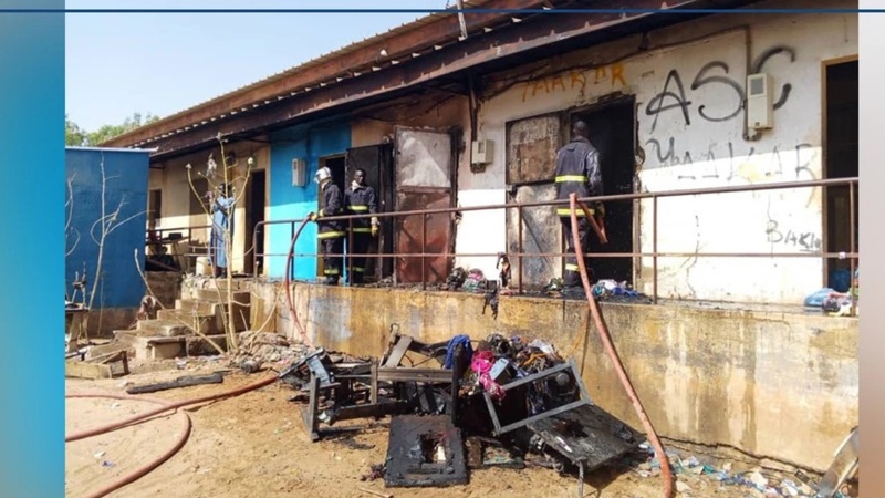 Linguère : Un incendie ravage des cantines de tailleurs au marché central le jour de la Tabaski