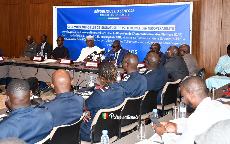 Interopérabilité ANEC-DAF : le Sénégal renforce l’intégration numérique de ses services d’état civil